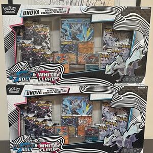 Pokemon Unova Black & White Bolt Flare Set of two sealed boxes.